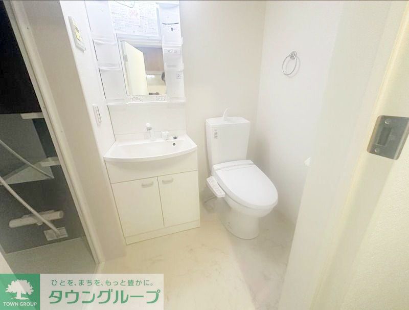 洗面設備　※別タイプ間取り設備施工例　現況優先