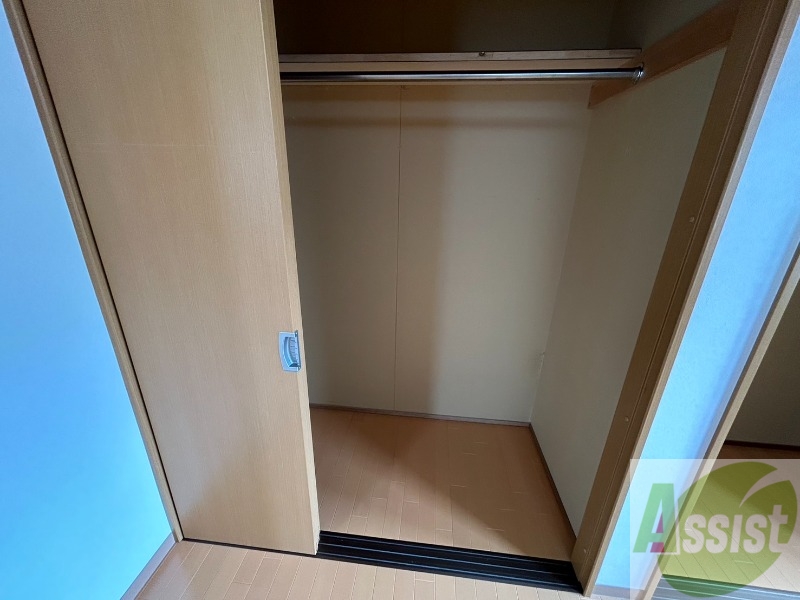 収納　クローゼットがありました。お洋服や荷物はここへ