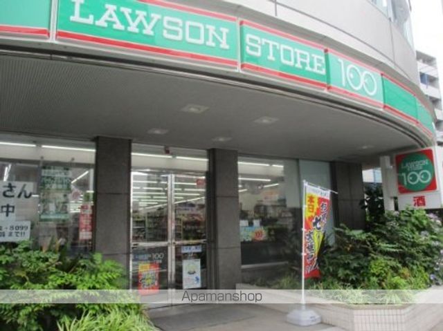 コンビニ　ローソンストア１００江東牡丹一丁目店（コンビニ）まで8m