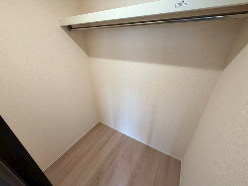 収納　備え付けのウォークインクローゼット！