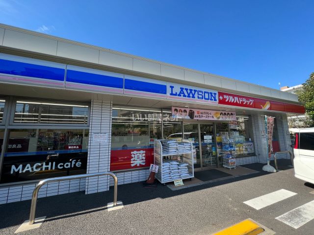 コンビニ　ローソン＋ツルハドラッグ 杉並和田店（コンビニ）まで80m