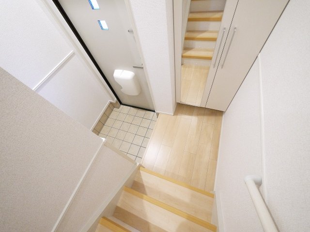 玄関　収納もある玄関です