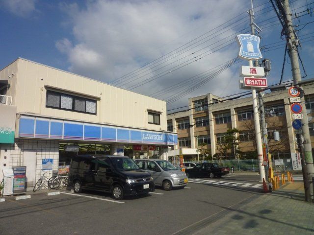 コンビニ　ローソン柏原清州二丁目店（コンビニ）まで53m