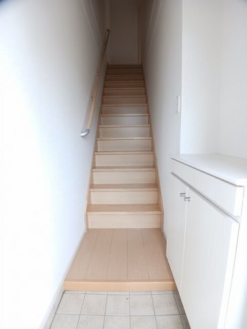 玄関　明るい玄関です