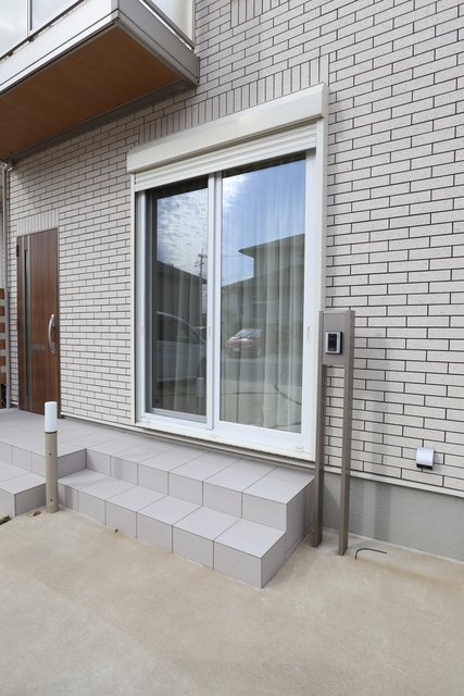 庭　１階は荷物の搬入も楽ちんです
