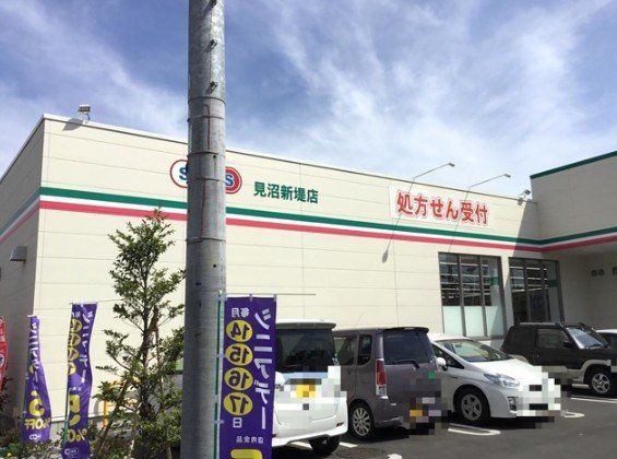 ドラックストア　ドラッグセイムス見沼新堤店（ドラッグストア）まで300m