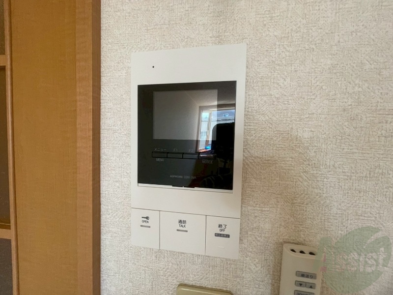 セキュリティ　インターホンは通話ができるので急な訪問があっても安心です