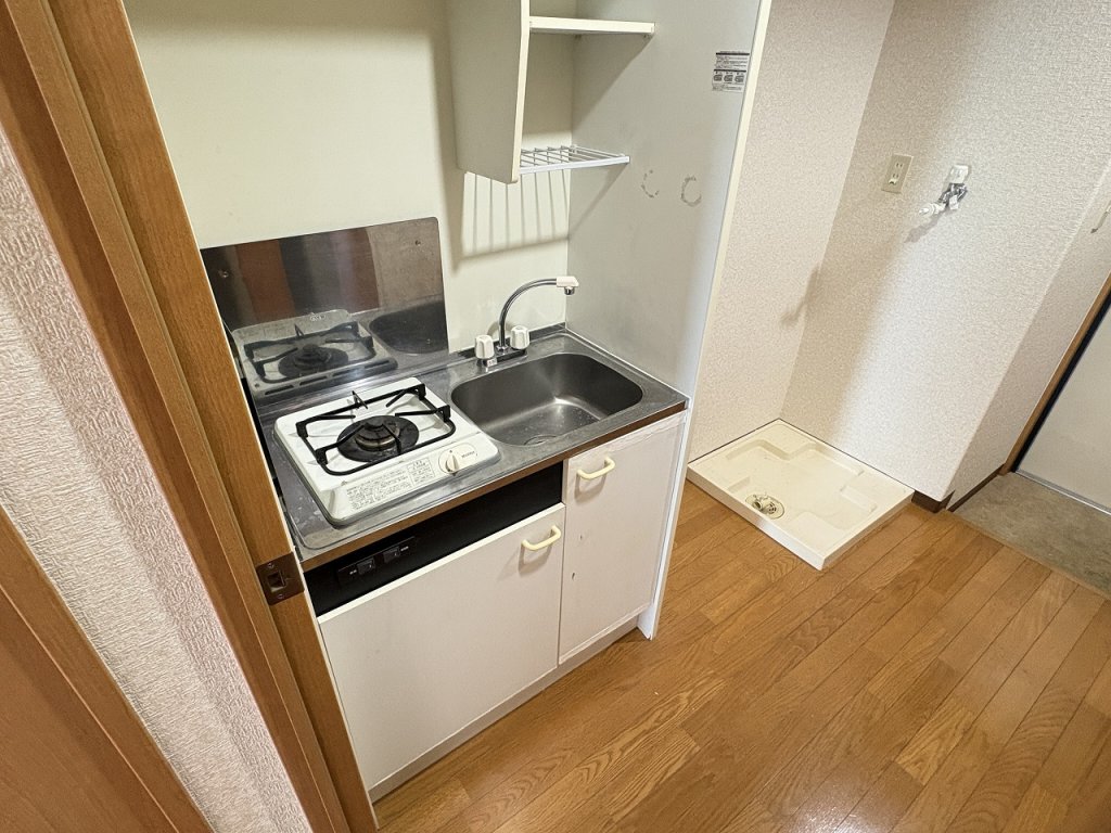 キッチン　１口ガスコンロ付キッチン
