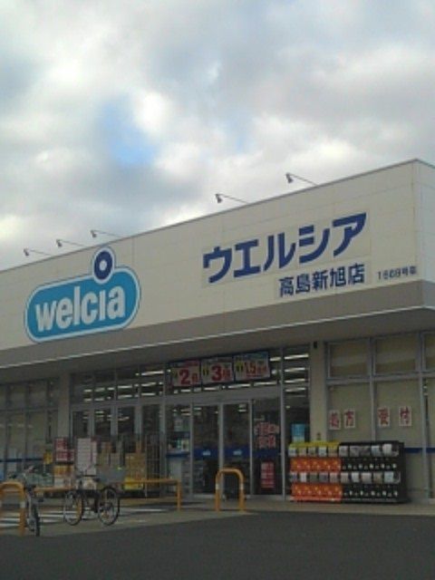 ドラックストア　ウェルシア　高島新旭店（ドラッグストア）まで900m