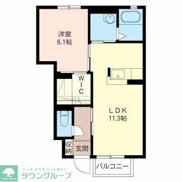 シャーメゾン大道 Aの間取り写真