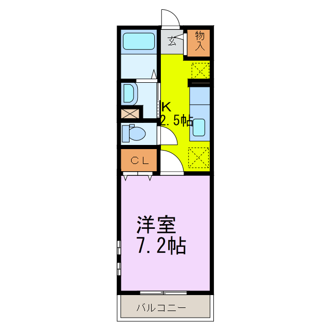 クレセント ルーンの間取り写真