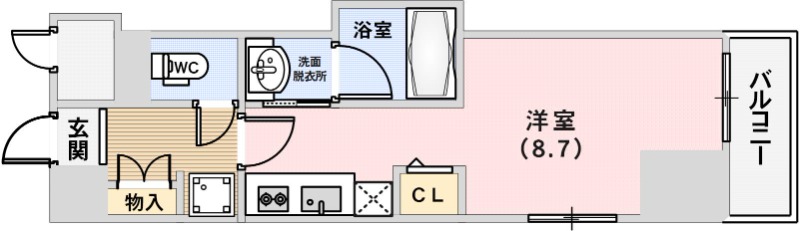 シャーメゾン神戸の間取り写真