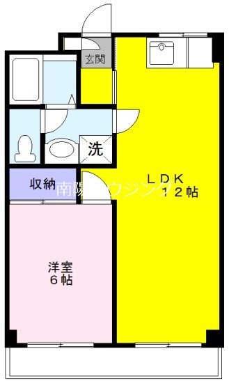 セシル国立の間取り写真