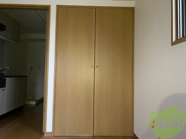 収納　クローゼットがありました。お洋服や荷物はここへ