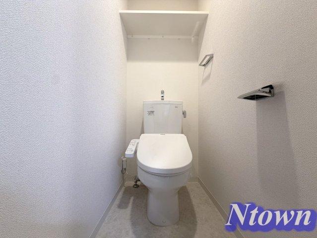 トイレ　ゆったりとした空間のトイレです
