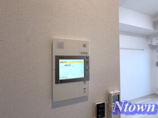 セキュリティ　モニター付きです。