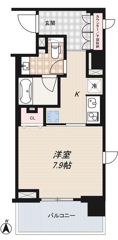 都営大江戸線 落合南長崎駅 徒歩9分 6階建 築18年の間取り写真