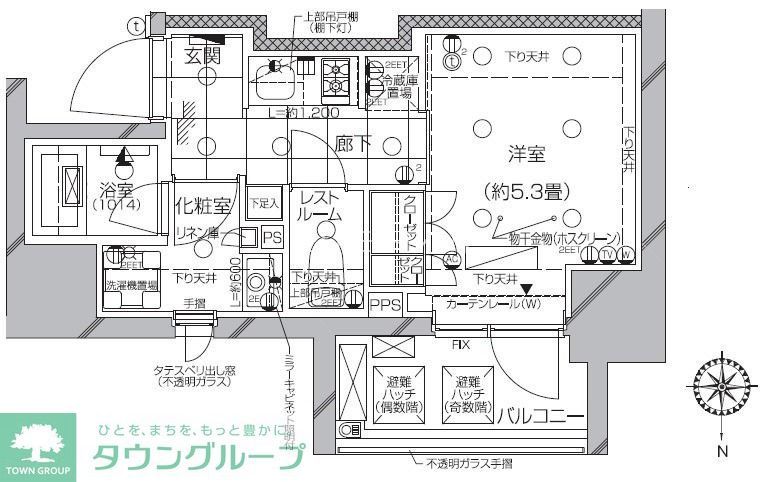 ピアース武蔵小杉EASTの間取り写真