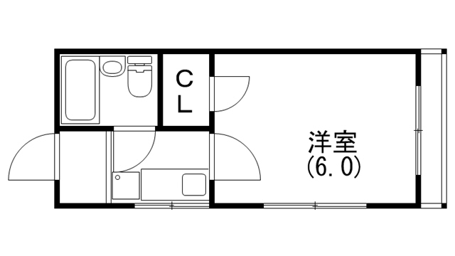 本宮マンションの間取り写真