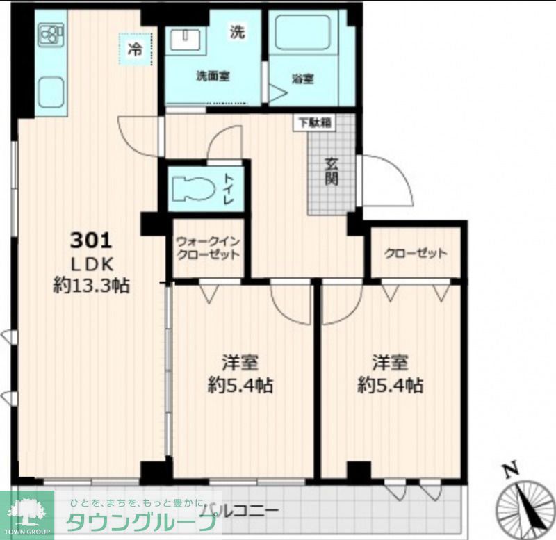 Marin・Hの間取り写真