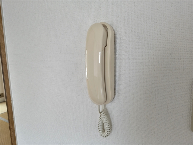 セキュリティ　声で確認インターホン