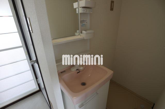 洗面設備　別部屋参考写真。（２０１号室の写真使用）