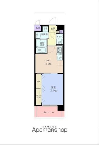ベルデアスルの間取り写真
