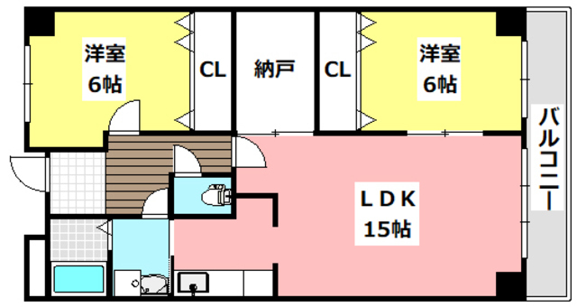 アフィデ古川の間取り写真