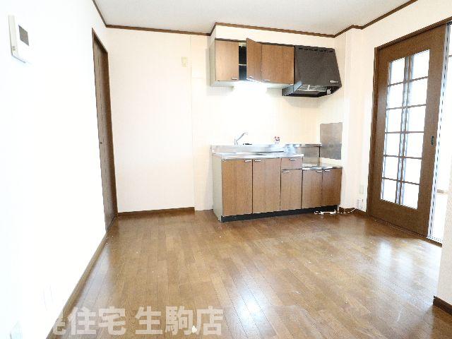 近鉄生駒線 一分駅 徒歩5分 2階建 築31年のキッチン写真
