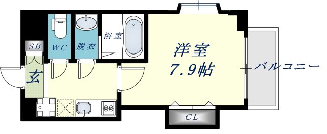 LUXE長田の間取り写真
