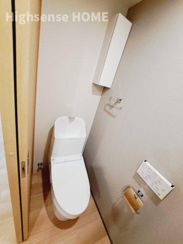 トイレ　ゆったりとした空間のトイレです