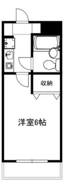 東京メトロ東西線 南行徳駅 徒歩9分 4階建 築40年の間取り写真