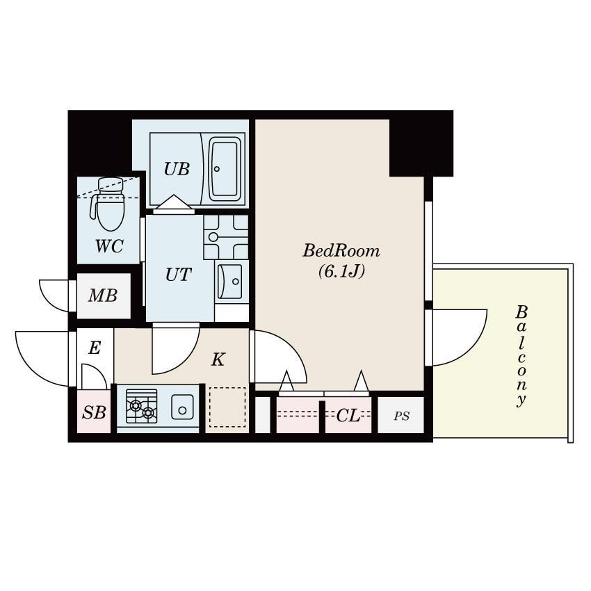 S-RESIDENCE新大阪Rishの間取り写真
