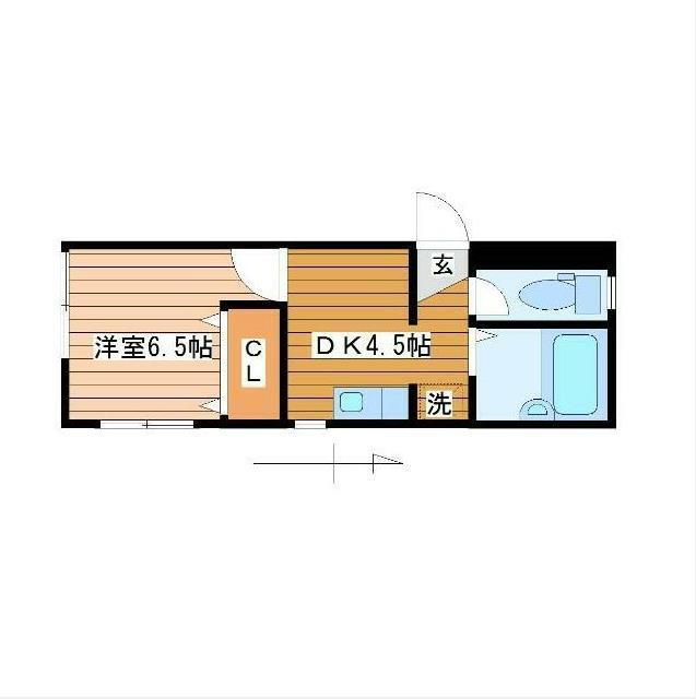 フレグラント東仙台の間取り写真