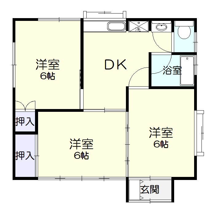 栗原住宅の間取り写真