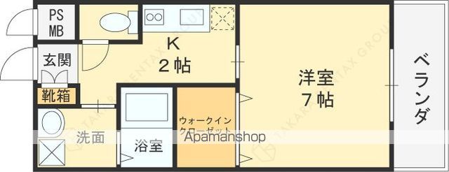 ドエル小松SOUTHの間取り写真