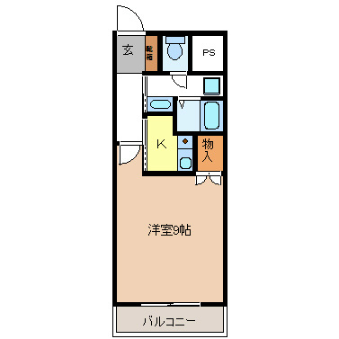 ルート南向A棟の間取り写真