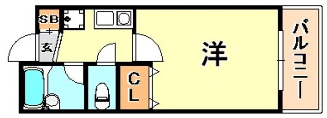 エクセレント坂田の間取り写真