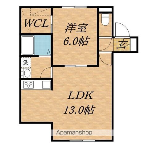 blanc本町の間取り写真