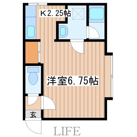 JPコート二十四軒の間取り写真