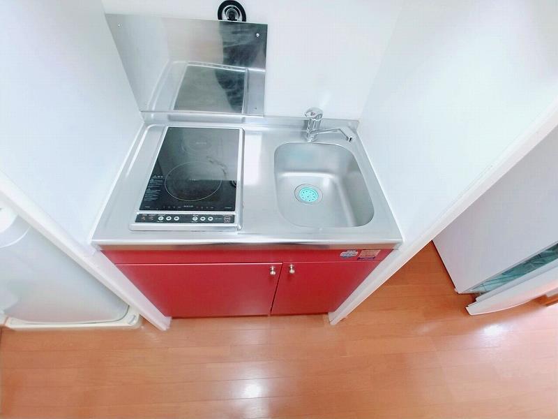 キッチン　２口電気コンロ