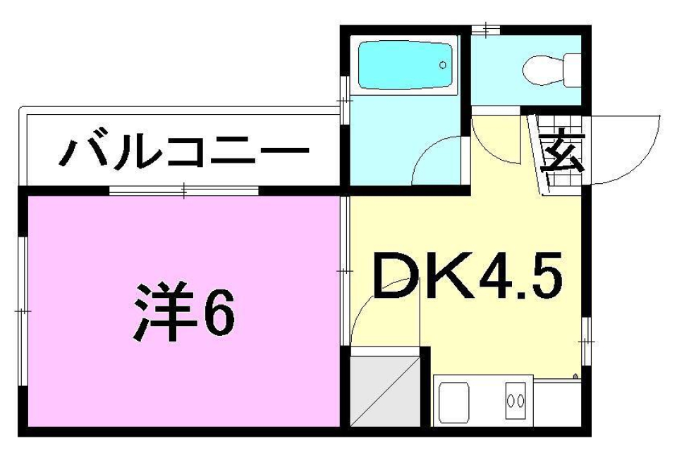 松山市和泉北のマンションの間取り