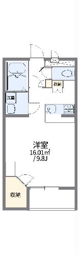 レオパレス糸田橋ライングリュンの間取り