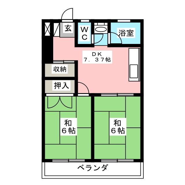 宮崎ビルディングメゾン小岩の間取り写真