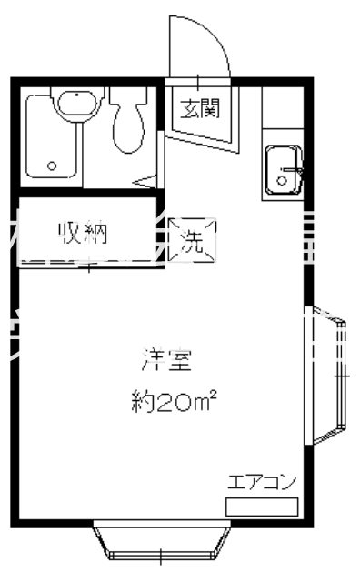 ハイツ山の音の間取り