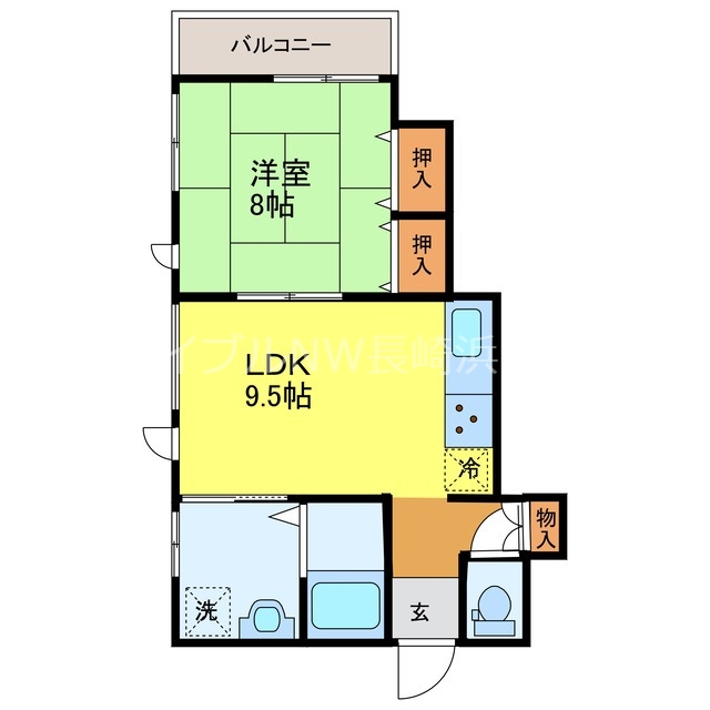 戸町ビル一喜マンションの間取り