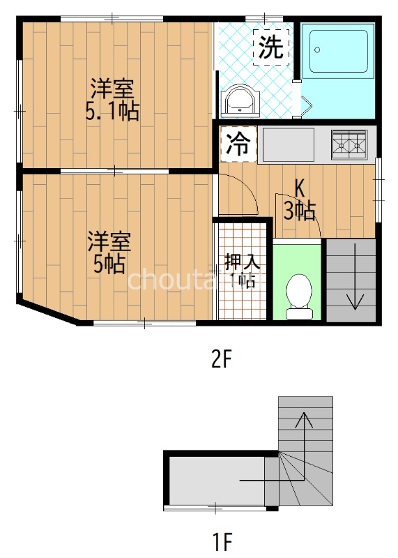 サンアベニュー新河岸の間取り