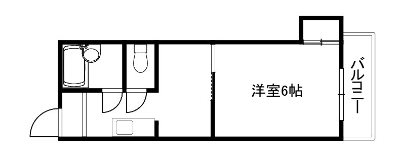 京都市北区紫竹北栗栖町のマンションの間取り