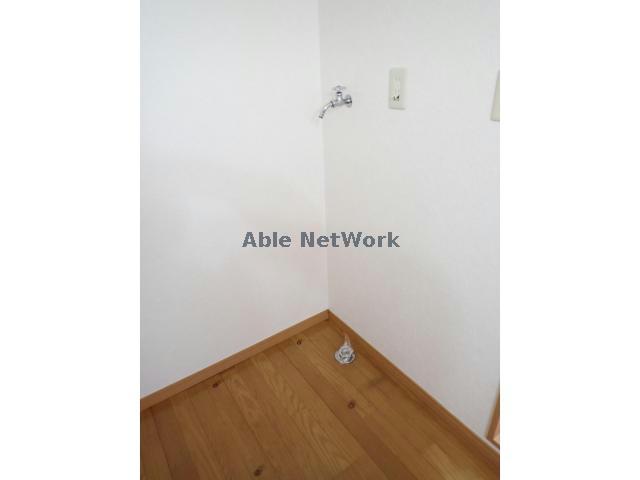 洗面設備　洗濯機置き場