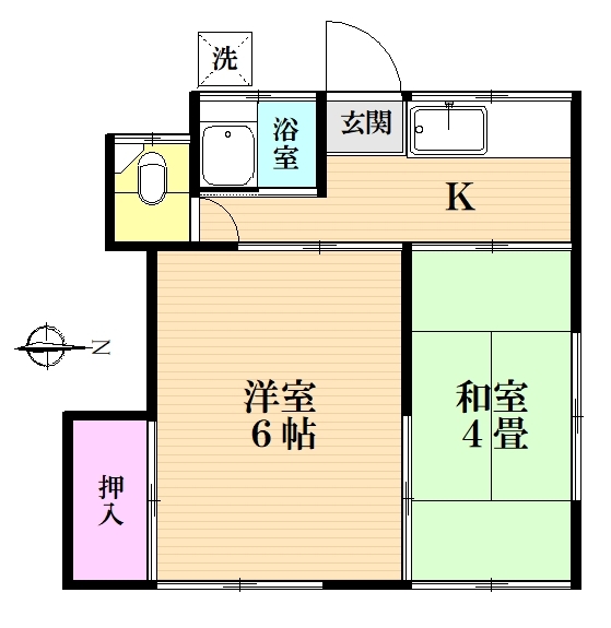 有宏荘の間取り